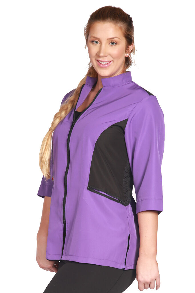 Ladybird Block Design Purple Dog Grooming professional Jacket