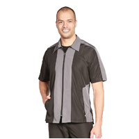 Ladybird Mens / Unisex Fitted Accent Black and Grey Groomers Jacket