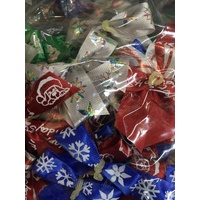 XMAS Printed Bows 50 pack