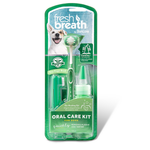 Fresh Breath by Tropicleans Oral Care KIT for Dogs
