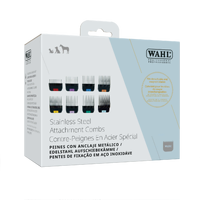 Wahl Stainless Steel Metal Attachment Comb Set (8) For KM Clippers 
