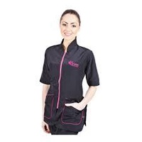 Groom Professional Milano Jacket Black with Pink Medium 38