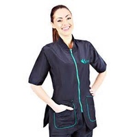 Groom Professional Milano Jacket Black with Blue Small 36