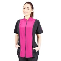 Groom Professional Biella Grooming Jacket Black & Pink XSmall