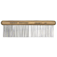 Aaronco Honeycomb Wood Top 801 COM-BO Fine / Medium 7inch Comb