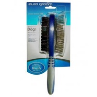 EuroGroom Medium Double Sided Pin/Bristle Brush