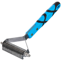 Groom Professional Coat Rake Wide 20 Blade Rake