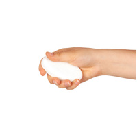 Show Tech Groom Stone Round White 8.5 x 4.9 x 2cm