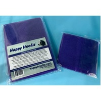 Happy Hoodie Groomers Set Purple (1 x small, 1 x large)