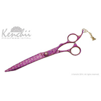 Kenchii Pink Poodle 8inch Straight Scissor