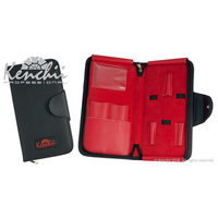 Kenchii L5Z Case BLACK Zippered Scissor Case for 5 scissors