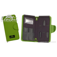 Kenchii L5Z Case GREEN Zippered Scissor Case for 5 scissors - Pre-Order