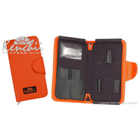 Kenchii L5Z Case ORANGE Zippered Scissor Case for 5 scissors - PRE-ORDER