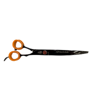 P & W Black Widow Black Titanium 8 Inch Curved Scissor