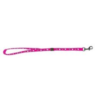Show Tech Grooming Noose Pink with PawPrints 45cm x 1.5cm