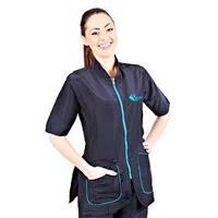 Groom Professional Milano Grooming Jacket Black with Blue