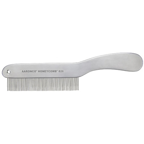 Aaronco Aluminium Honeycomb 826 Shorty Fine 54pin Comb for Short Hair