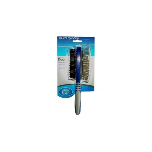 EuroGroom Medium Double Sided Pin/Bristle Brush