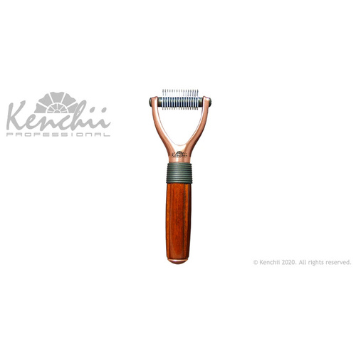 Kenchii Luxury 16 tooth Pet Grooming Rake