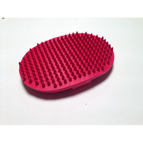 Show Tech Rubber Curry Brush Oval
