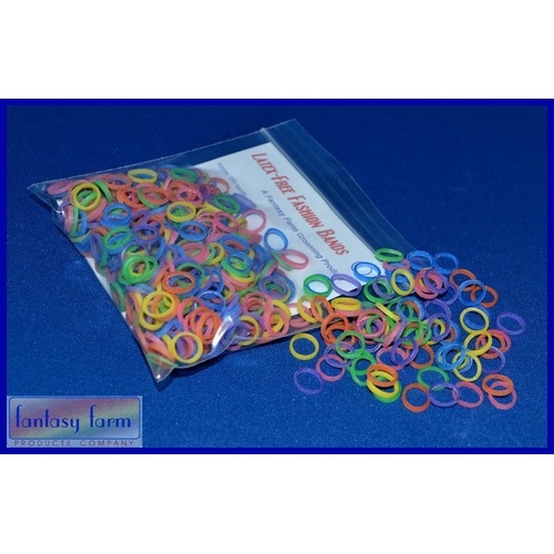 FF Latex Free Elastic Bands 3/8 Neon-400 pack