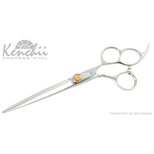 Kenchii T3 Straight 7.0" Three Ring Handle Shears