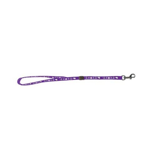 Show Tech Grooming Noose Purple with PawPrints 45cm x 1.5