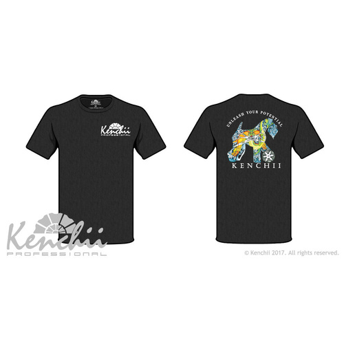 Kerry Blue Shinobi Art Tagless Tee Kenchii T-Shirt