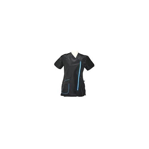 Groom Professional Modena Fitted Grooming Jacket Black with Blue