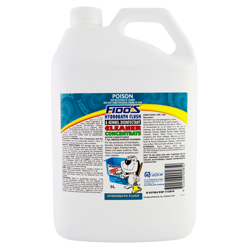 Fidos Hydrobath Flush & Disinfectant