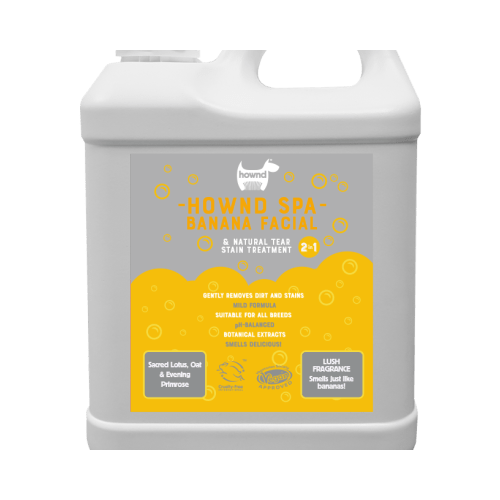 Hownd Banana Facial & Natural Tear Stain Treatment 2.5L
