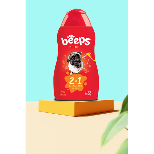 Beeps 2 in 1 Shampoo 500ml
