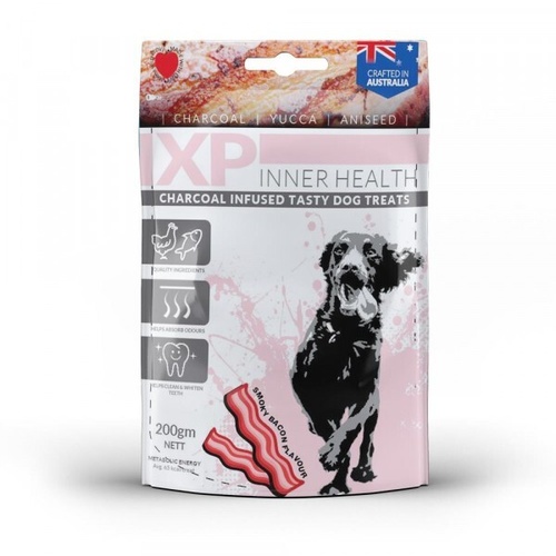 XP Inner Health Charcoal Infused Treats Smokey Bacon 200g