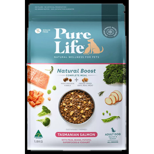 Pure Life Tasmanian Salmon for Adult Dogs 1.8kg